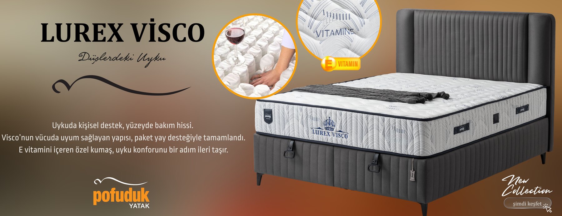 Lurex Visco Yatak Seti